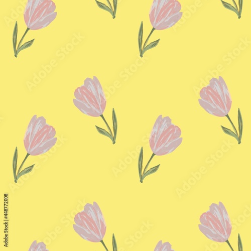 seamless pattern with flowers