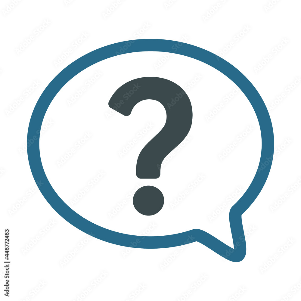 Question mark speech bubble editable white background.
Question mark speech bubble editable white background.