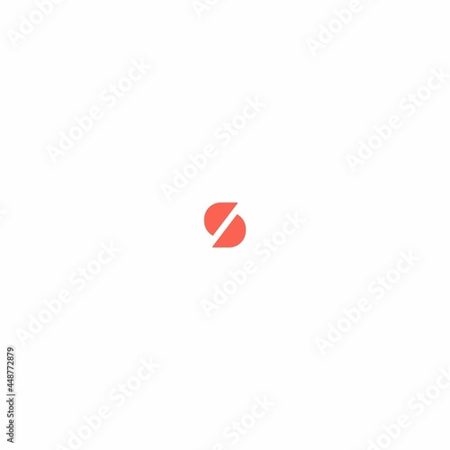 S ABSTRACT LOGO ICON VECTOR EDITABLE