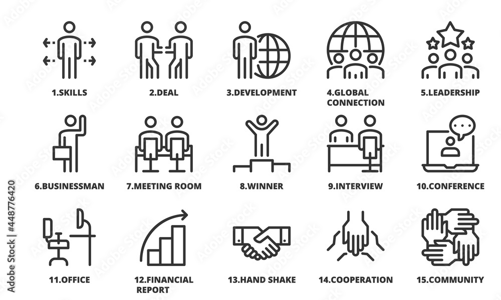Business People Icon Vector ,Businessman