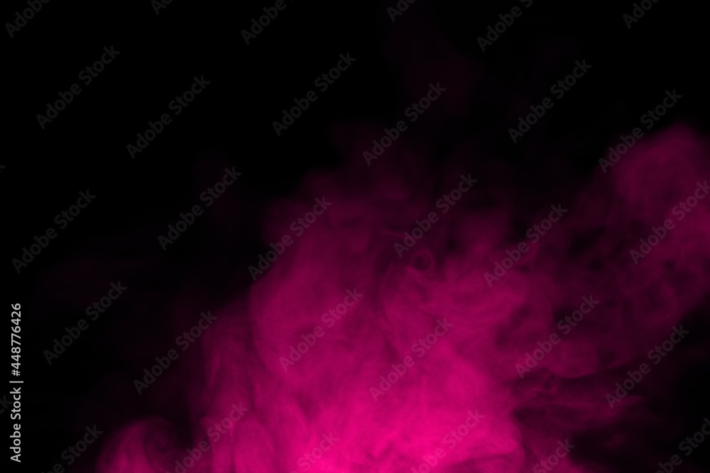 pink smoke steam isolated black background pink smoke steam isolated black background