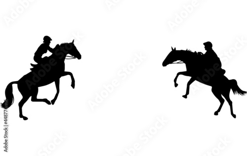 Endurance Riding Silhouette Vector