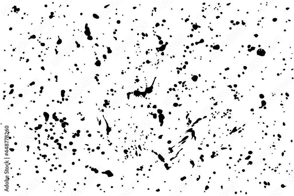 Grunge texture with ink blots,streaks,splashes,spots,dots,streaks, abstract spots.Splatters of paint, watercolor drawing. Isolated.Vector illustration Grunge texture with ink blots,streaks,splashes,spots,dots,streaks, abstract spots.Splatters of paint, watercolor drawing. Isolated.Vector illustration