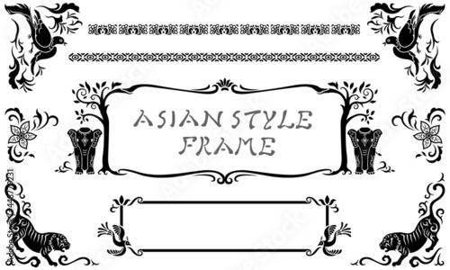 Asianframe03-black