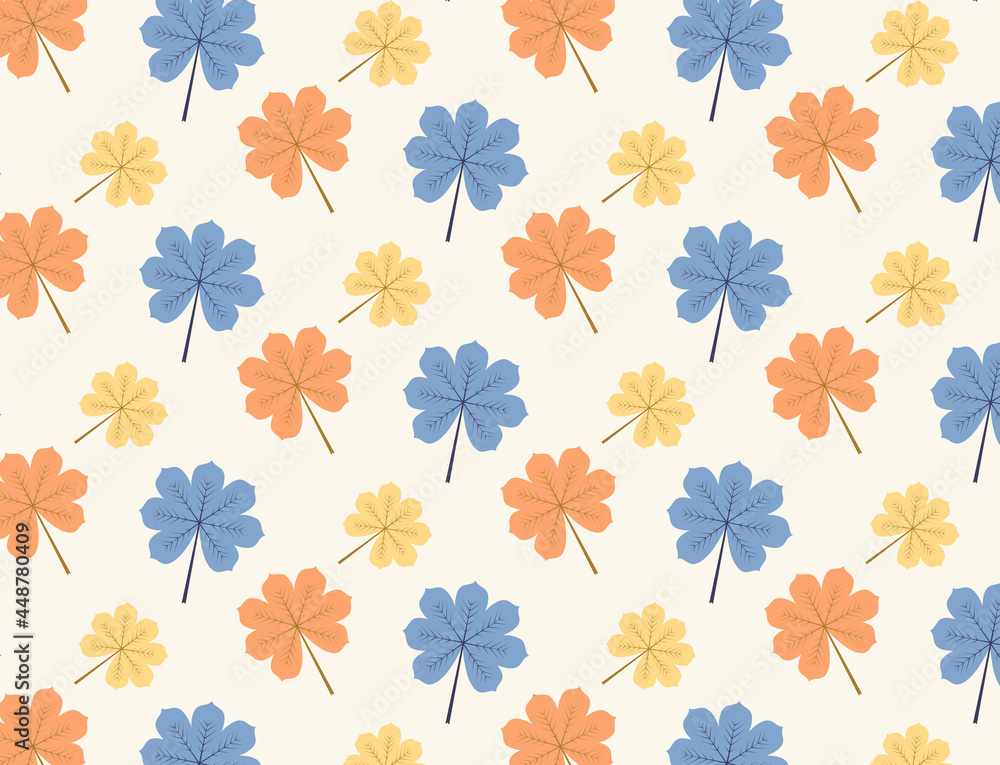 Pattern with beautiful colored leaves. Autumn background, wallpaper. Pattern with beautiful colored leaves. Autumn background, wallpaper.
