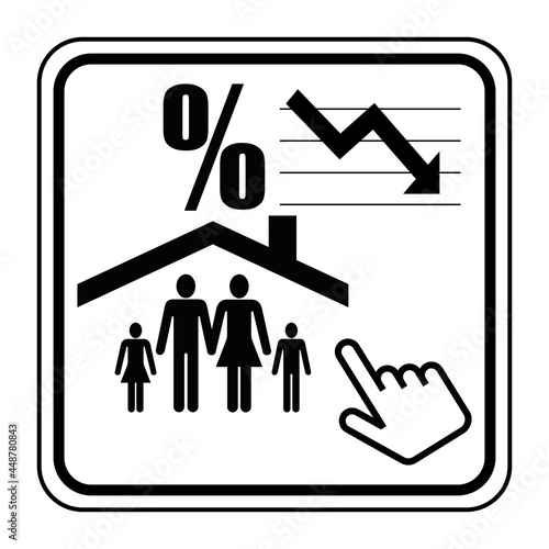 Logo taux prêt immobilier.