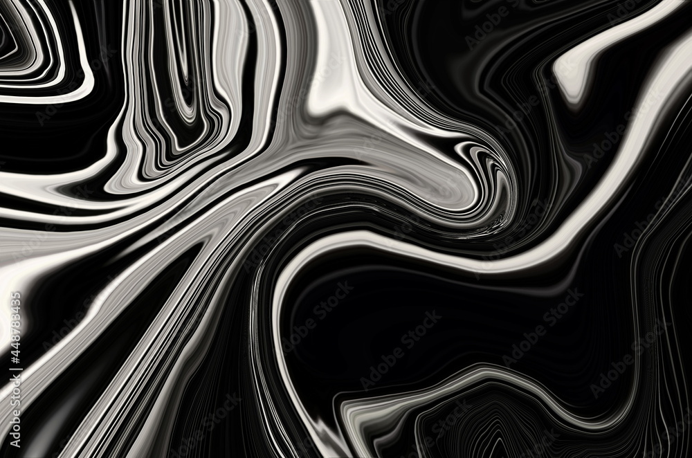 Black and white Psychedelic liquid marble fluid abstract art background design. Trendy luxury dark liquid marble style. Ideal for web, advertisement, prints, wallpapers. Black and white Psychedelic liquid marble fluid abstract art background design. Trendy luxury dark liquid marble style. Ideal for web, advertisement, prints, wallpapers.