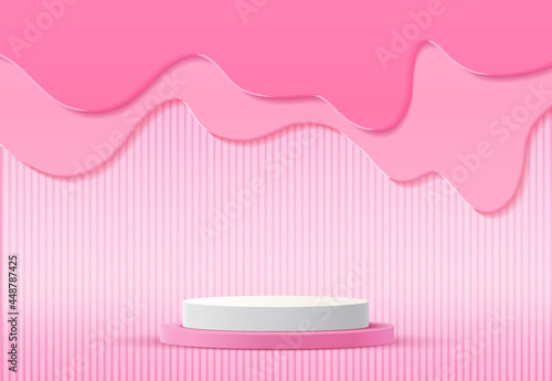 Abstract paper cut background, Adobe illustrator.