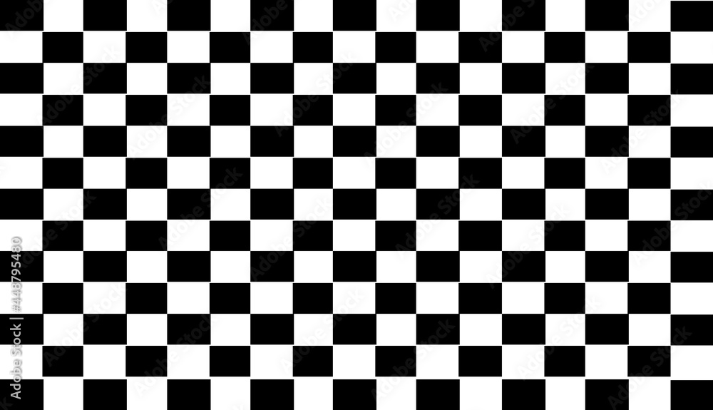 Fototapeta premium Black and white square geometric