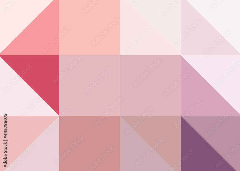 Fototapeta premium Abstract color Low-Polygones Generative Art background illustration