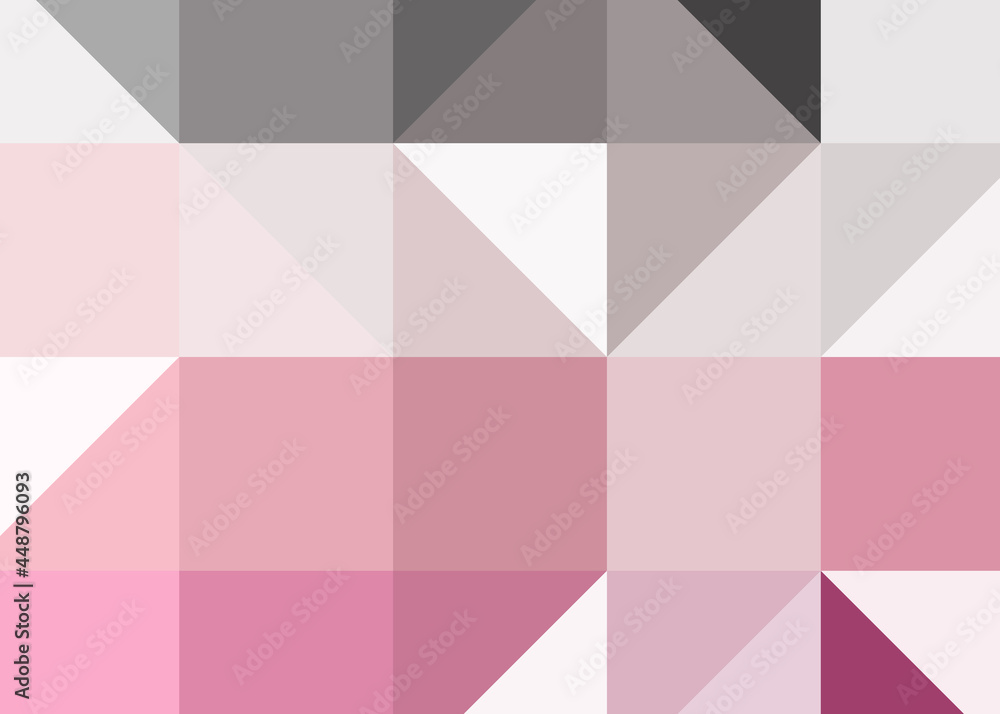Obraz premium Abstract color Low-Polygones Generative Art background illustration