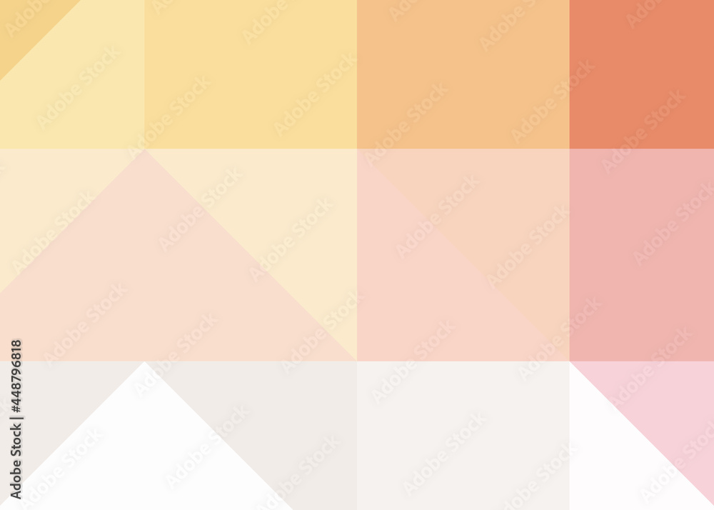 Fototapeta premium Abstract color Low-Polygones Generative Art background illustration