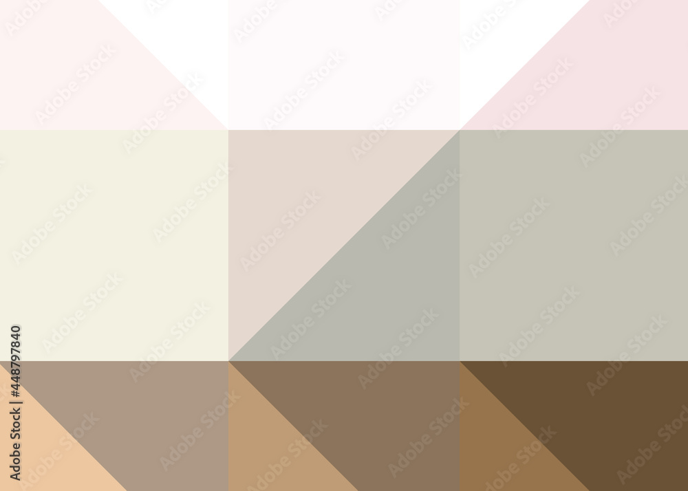 Fototapeta premium Abstract color Low-Polygones Generative Art background illustration