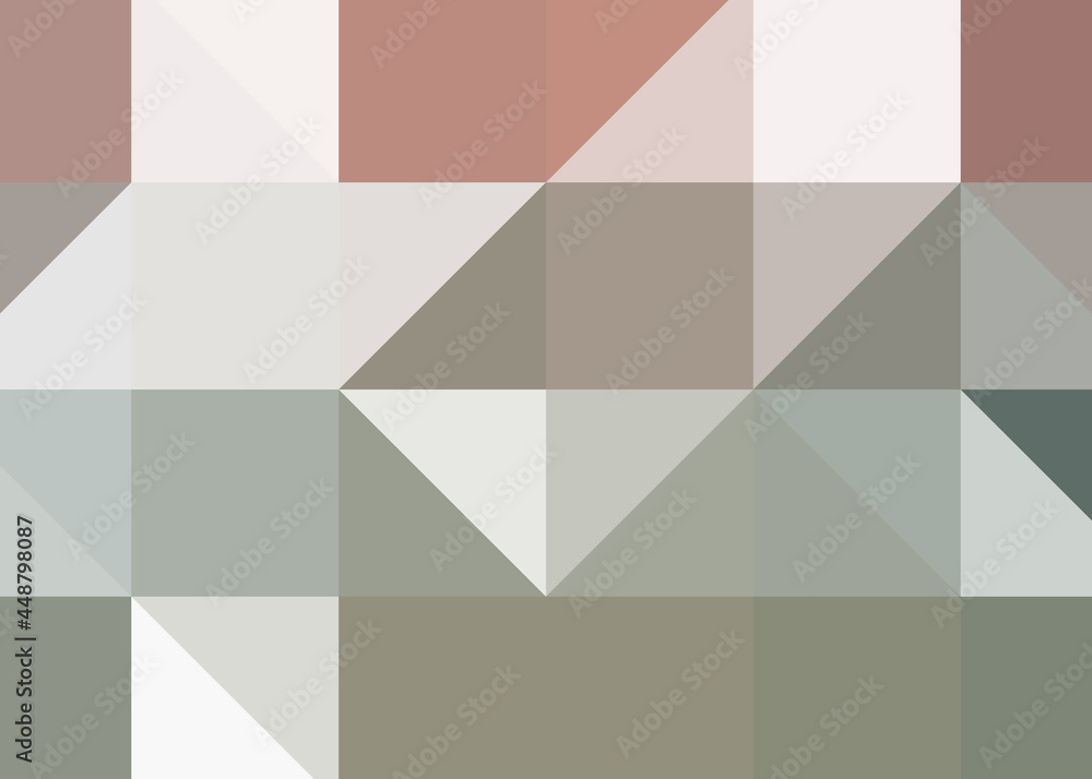 Obraz premium Abstract color Low-Polygones Generative Art background illustration