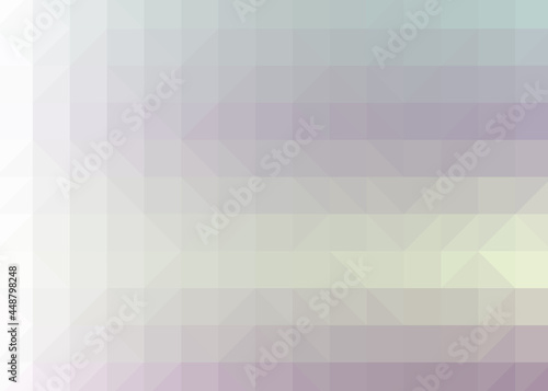 Abstract color Low-Polygones Generative Art background illustration