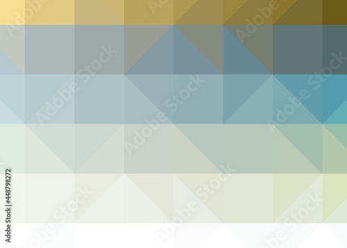 Abstract color Low-Polygones Generative Art background illustration