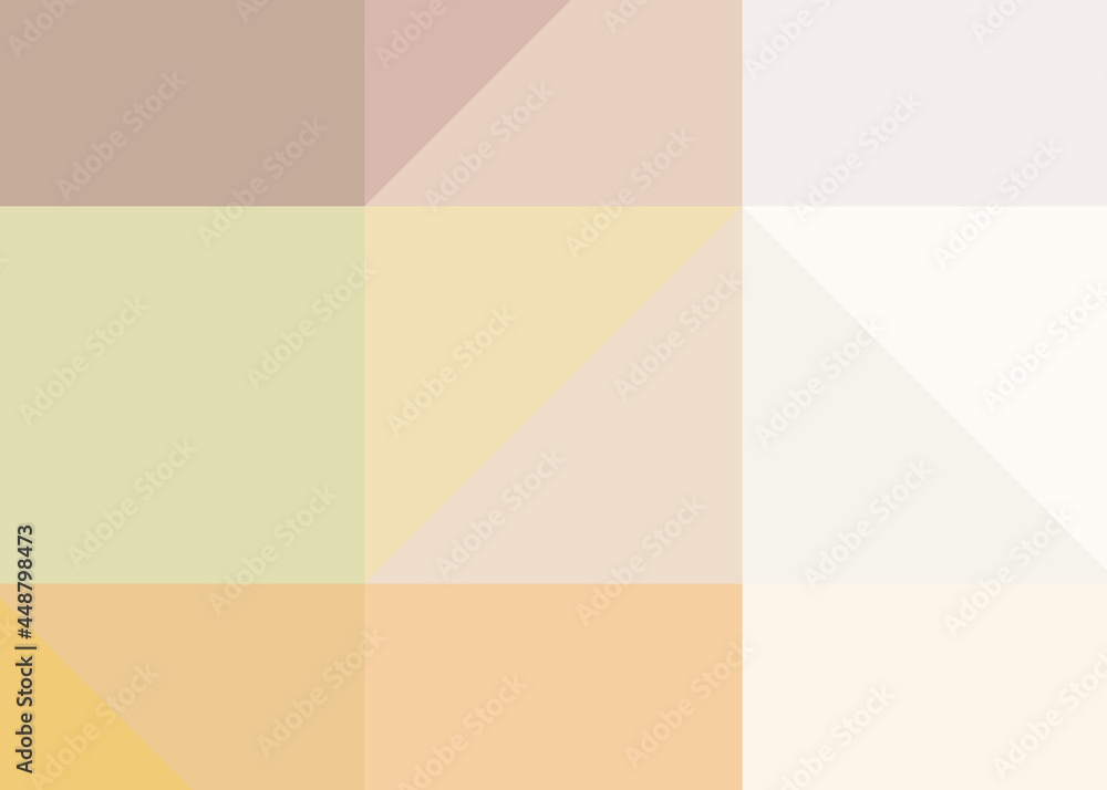 Fototapeta premium Abstract color Low-Polygones Generative Art background illustration