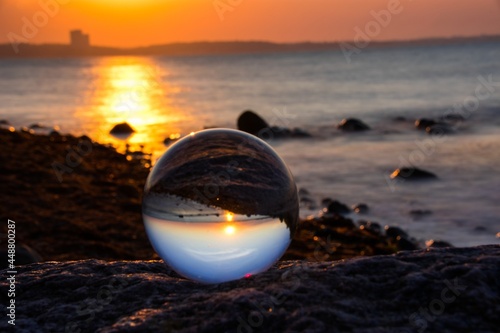 Sunset mit Lensball