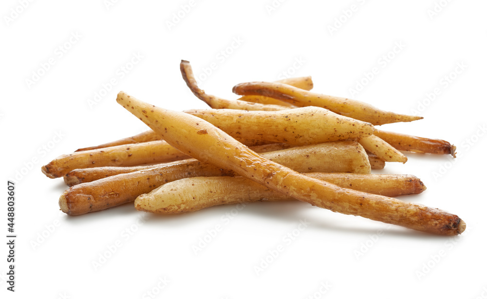 Fresh Finger root or Kaempfer (kachai) Thai herb isolated on white background with clipping path. Fresh Finger root or Kaempfer (kachai) Thai herb isolated on white background with clipping path.