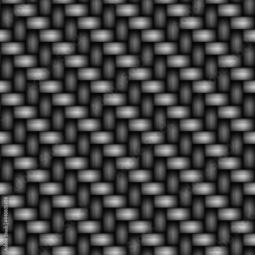 21080301 Dark black Carbon fiber Geometric grid background