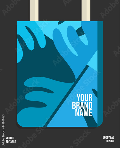 Modern style abstract art, suitable for shopping bags, tote bags, clothes designs, and many others, editable and printable design. Vector