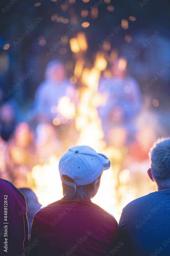 Celebration of a cultural festival in Papua New Guinea Stock Photo