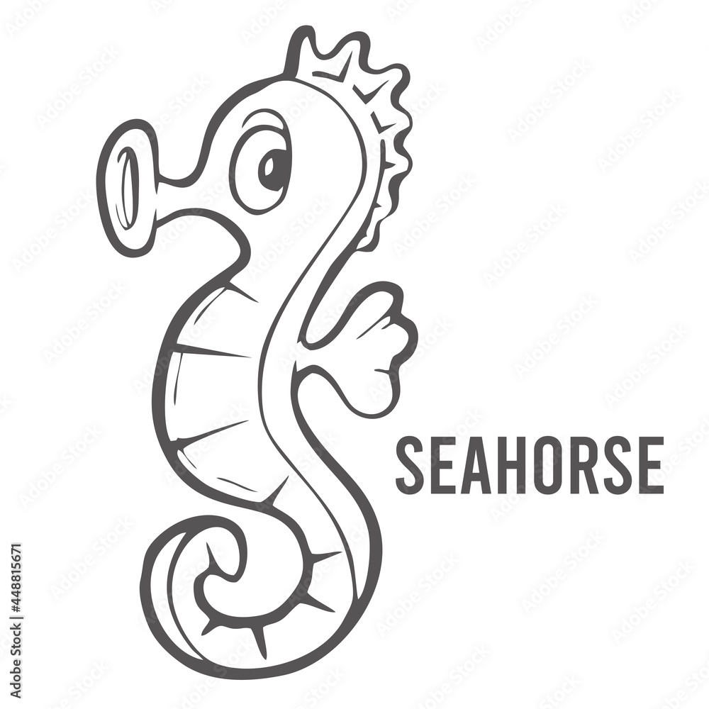 Fototapeta premium Coloring page for preschool children. Learn numbers for kindergartens and schools. Educational game. Vector illustration