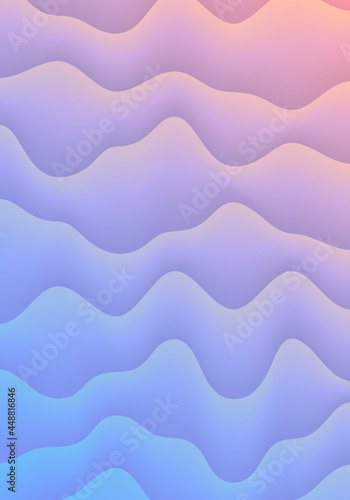 Fluid Pattern Abstract Design Conceptual Vivid Colorful Vertical Background