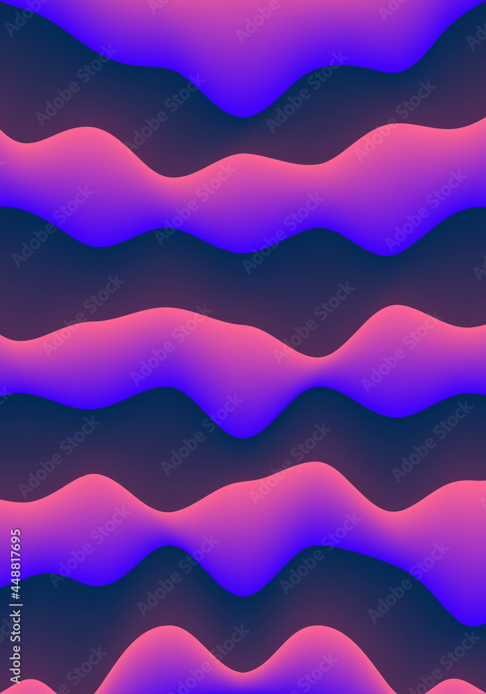 Abstract Fluid Pattern Conceptual Vivid Blue Violet Gradient Vertical Background Design Template Abstract Fluid Pattern Conceptual Vivid Blue Violet Gradient Vertical Background Design Template