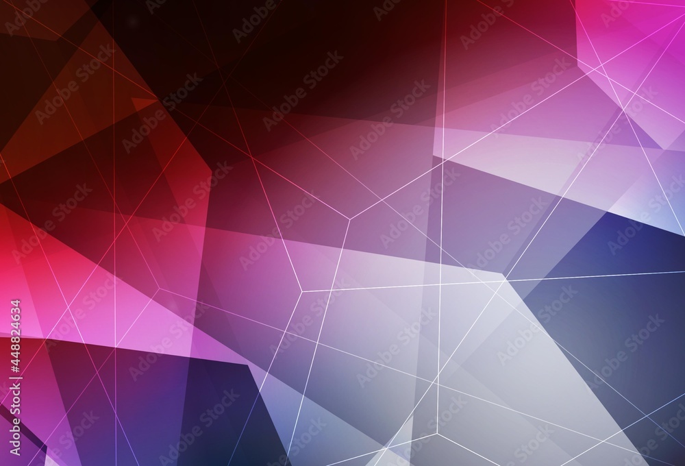 Dark Blue, Red vector texture with triangular style. Dark Blue, Red vector texture with triangular style.