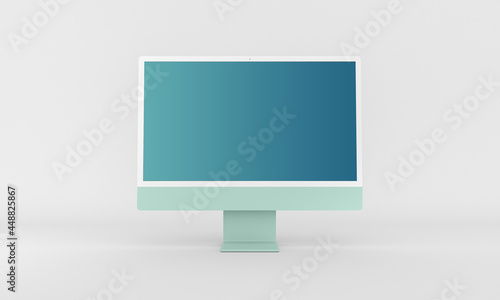 Apple new iMac 2021 4K M1 Desktop Latest Computer 2021 for any kind of mockup or UI screen