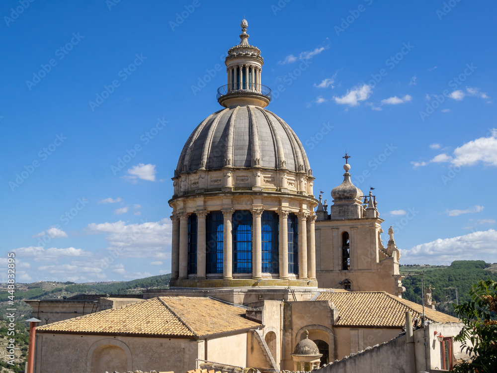 The dome of Duomo di San Giorgio, Ragusa Ibla