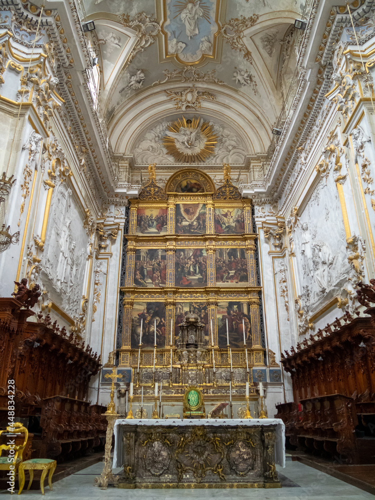 High altar and choir of Duomo di San Giorgio, Modica