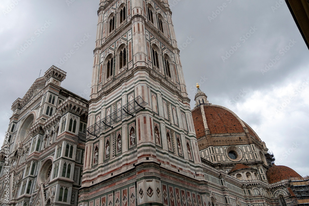 Giotto's bell tower at the Florence Cathedral