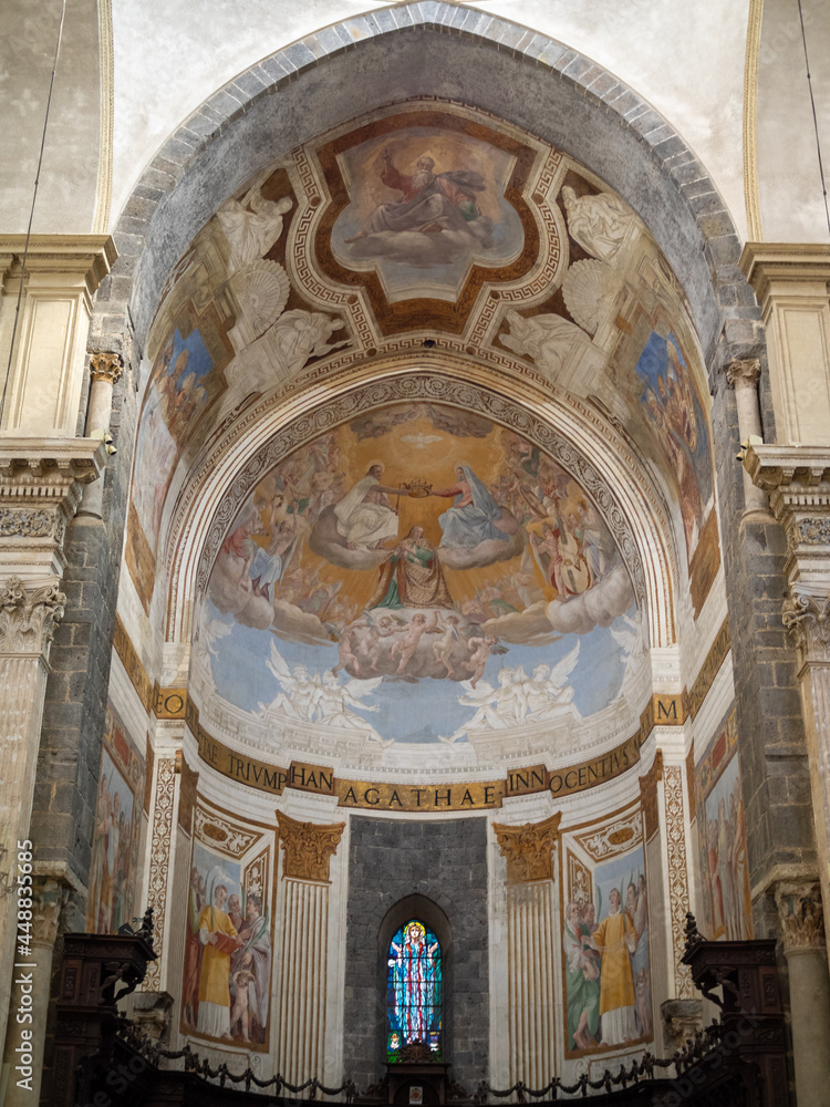 Frescos of the Catania Cathedral high altar