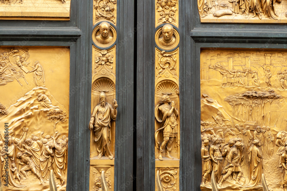 Gates of Paradise on the Florence Baptistery in Florence