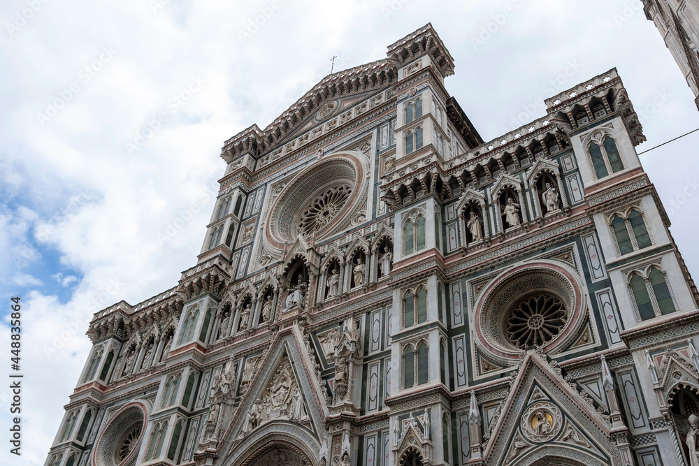 Florence Cathedral on a cloudy summer day