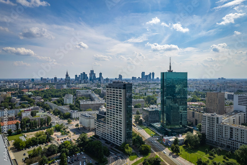 Obraz na płótnie Warszawa w salonie
