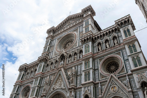 Florence Cathedral on a cloudy summer day