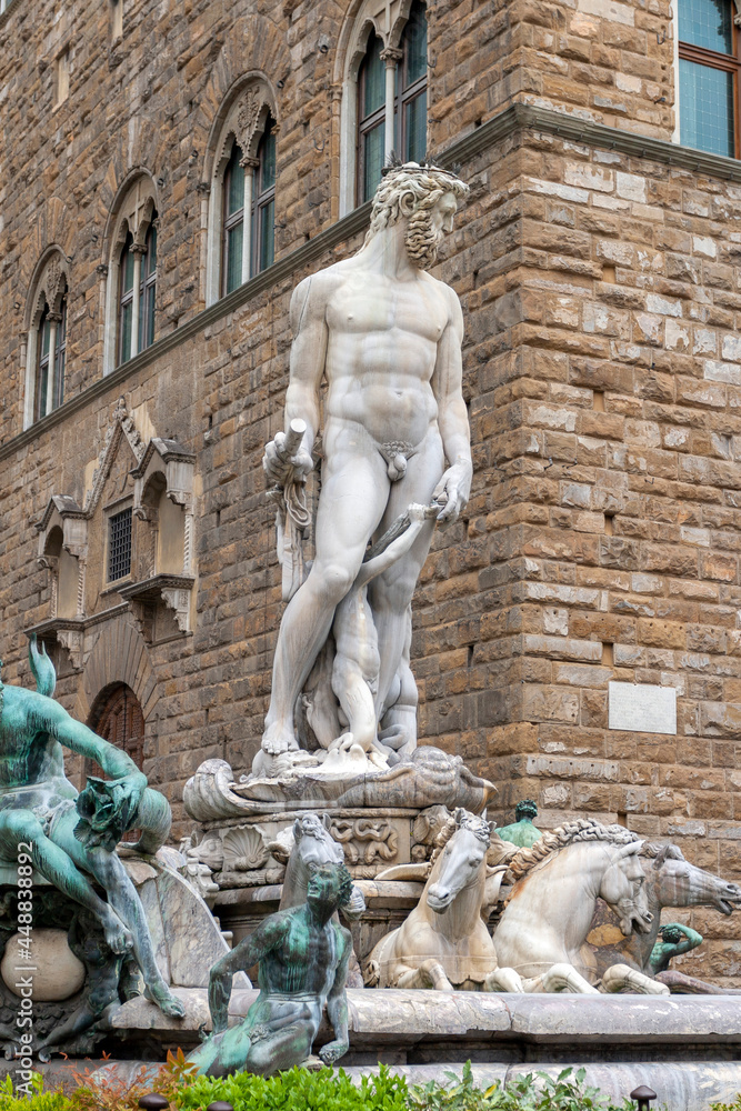 Fontana del Nettuno in front of the Palazzo Vecchio