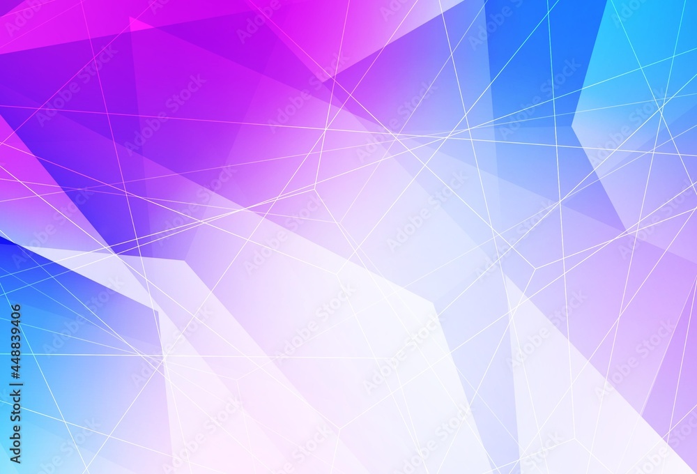 Light Pink, Blue vector background with polygonal style. Light Pink, Blue vector background with polygonal style.
