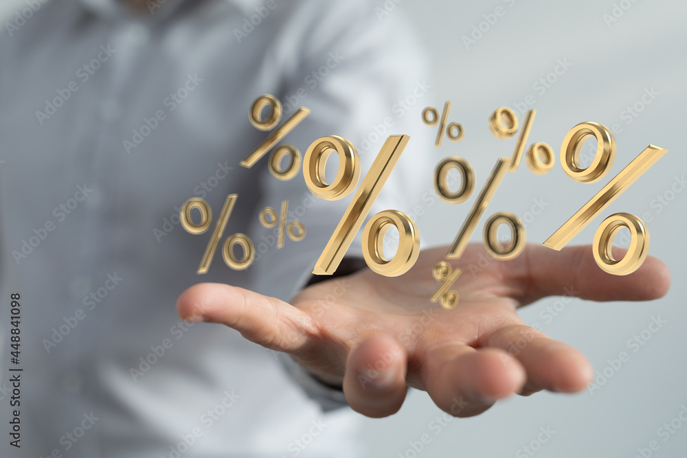 Fototapeta premium Your personal interest rate.