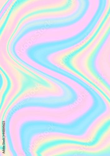 trendy colorful unicorn marble holographic background texture  graphic illustration of liquid swirl pattern background in vivid pastel tone color  modern polygon swirl pattern abstract background