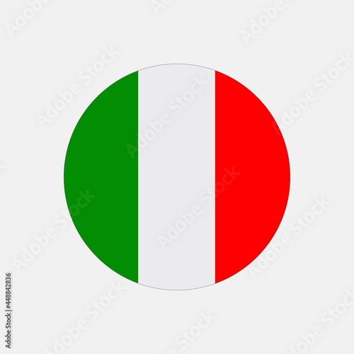 Vector illustration of Italy flag