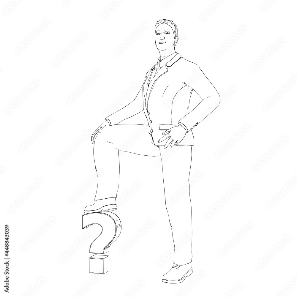Support Mann Fragezeichen Hilfe - P3 Support Mann Fragezeichen Hilfe - P3