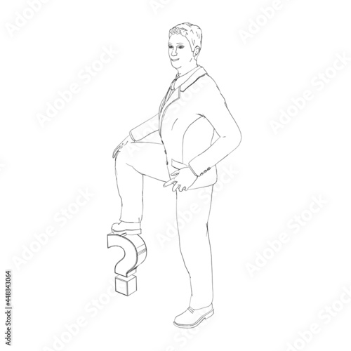 Wallpaper Mural Support Mann Fragezeichen Hilfe - P2 Torontodigital.ca