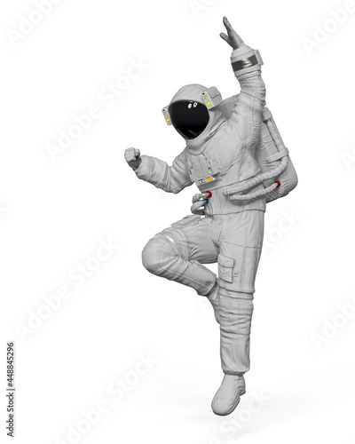 astronaut is landing