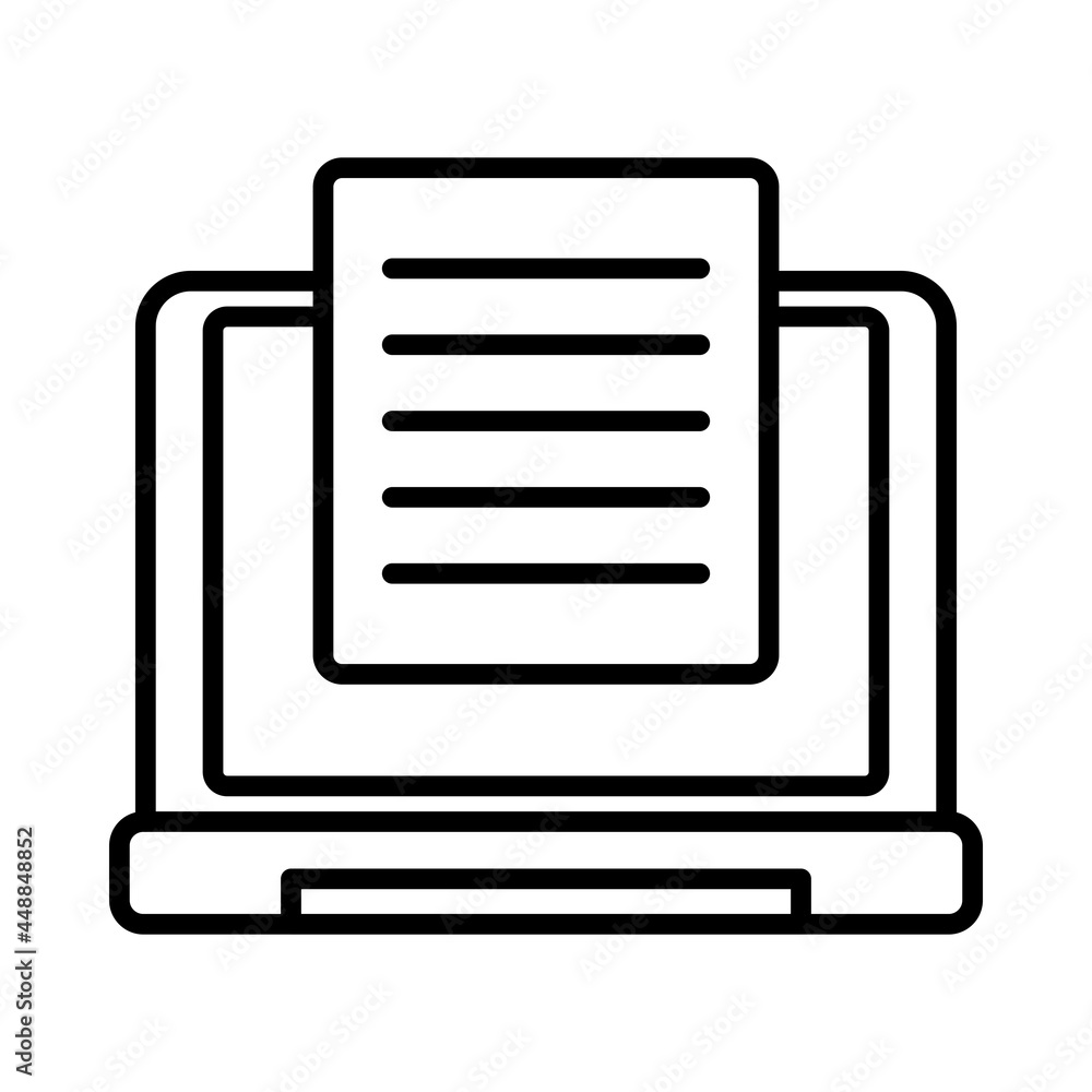 File Vector Line Icon Design