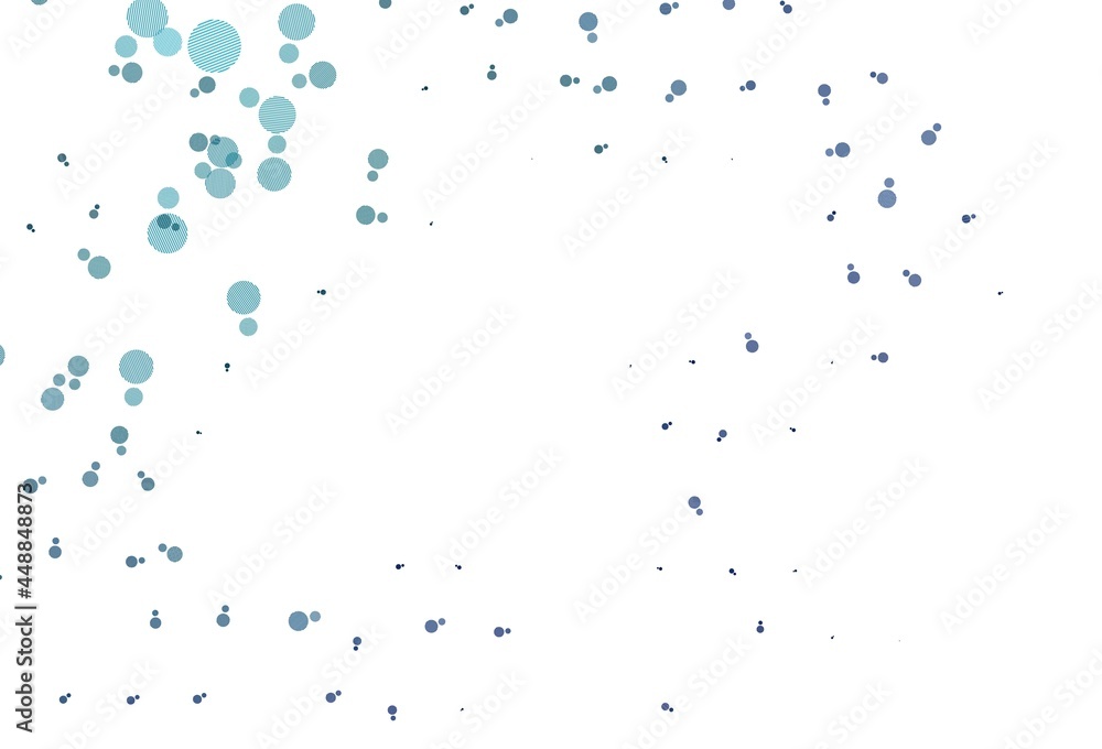 Light BLUE vector background with bubbles. Light BLUE vector background with bubbles.