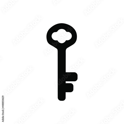 Key icon vector set. Key illustration sign collection. Key microphone symbol or logo.